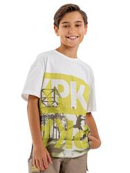 Футболка, цвет: белый, артикул: LJBCT23-00