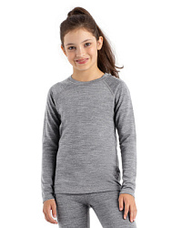 Термобелье лонгслив, цвет: св.серый, артикул: KKGCL06-90