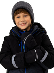 Варежки, цвет: черный, артикул: GLV006-99