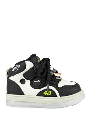 Кроссовки, цвет: белый-черный, артикул: 71497у-2