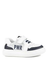 Полуботинки, цвет: белый-синий, артикул: 22973т-1