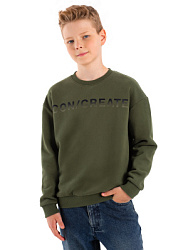 Свитшот, цвет: хаки, артикул: MJBCJ03-G4