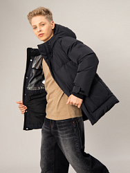 Куртка зимняя, цвет: черный, артикул: OJBCK11-99