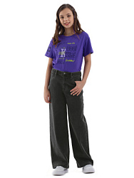 Брюки джинсовые, цвет: серый, артикул: LJGCP02-93