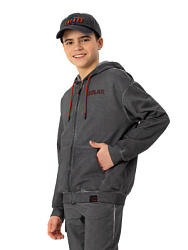 Толстовка, цвет: темно-серый, артикул: NJBCJ03-93