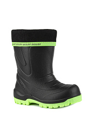 Резиновая обувь, цвет: черный-зеленый, артикул: 1763т-1