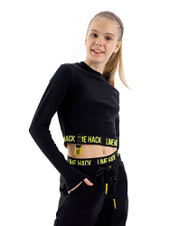 Лонгслив, цвет: черный, артикул: LJGCL01-99