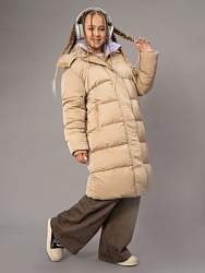 Куртка зимняя, цвет: бежевый, артикул: OJGCK19-T1