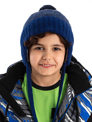 Шапка, цвет: т.синий, артикул: BHAT-1002-MA