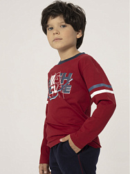 Лонгслив, цвет: бордовый, артикул: OKBCL01-R3