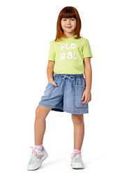 Шорты джинсовые, цвет: голубой, артикул: NKGCH05-S0