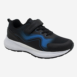 Кроссовки, цвет: черный-синий, артикул: 74597с-2