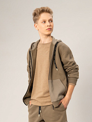 Толстовка, цвет: хаки, артикул: OJBCJ08-Y3