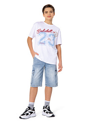 Шорты джинсовые, цвет: голубой, артикул: NJBCH14-Z2