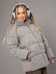 Куртка зимняя, цвет: серый, артикул: OJGCK20-93