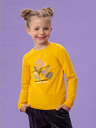 Лонгслив, цвет: желтый, артикул: OKGCL05-Y2