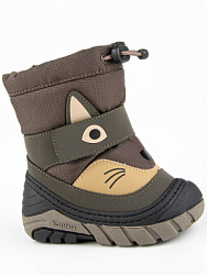 Сапоги, цвет: хаки, артикул: 1923д-1