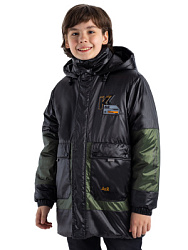 Куртка демисезонная, цвет: черный, артикул: KJBCK22-99