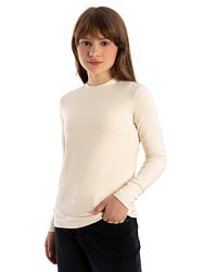 Лонгслив, цвет: молочный, артикул: MJGCL03-01