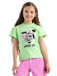 Футболка, цвет: салатовый, артикул: LKGCT19-G2