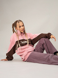 Толстовка трикотажная, цвет: розовый, артикул: OJGCJ14-80