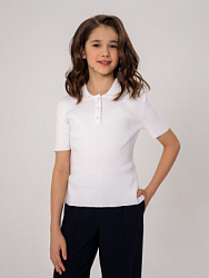 Футболка-поло, цвет: белый, артикул: OJGCT01-00