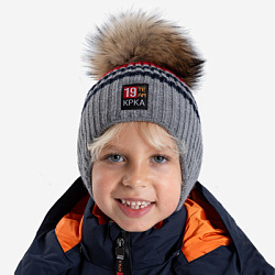 Шапка, цвет: серый, артикул: IWBAC07-91