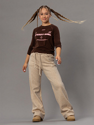 Брюки трикотажные, цвет: бежевый, артикул: OJGCP05-T1