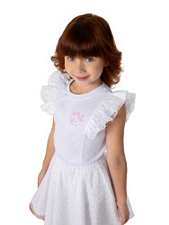 Футболка, цвет: белый, артикул: NKGCT01-00