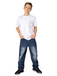 Брюки джинсовые, цвет: синий, артикул: NJBCP07-Z3