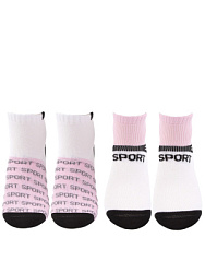 Носки, цвет: белый-розовый, артикул: HKGAS12-KK